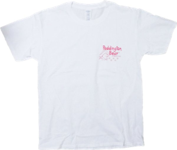 画像1: パディントンベア™Tシャツ　大人用L　ホワイト単色 (1)