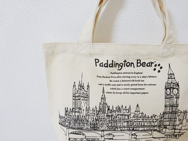 画像2: パディントンベア™トートバッグS ロンドン ナチュラル★数量限定★ (2)