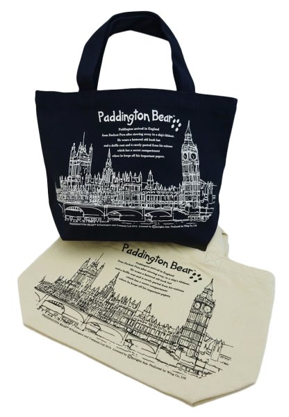 画像4: パディントンベア™トートバッグS ロンドン ネイビー ★数量限定★ (4)