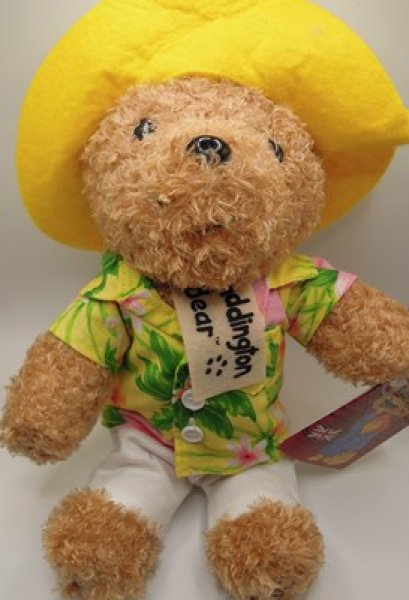 画像1: パディントンベア™ぬいぐるみアロハ　イエロー26cm★数量限定★ (1)