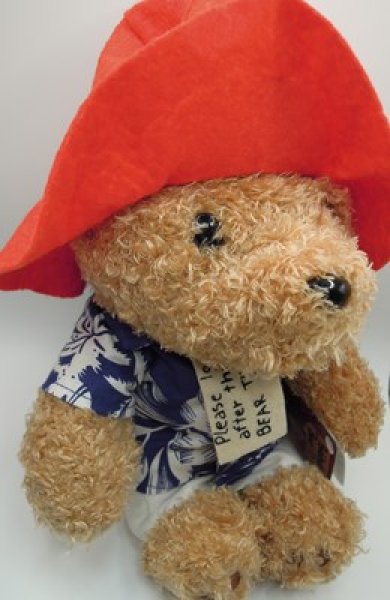 画像2: パディントンベア™ぬいぐるみアロハ ブルー 26cm★数量限定★ (2)