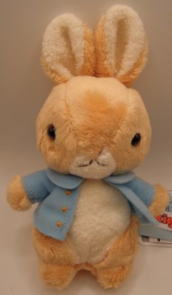 画像1: ピーターラビット™ ぬいぐるみ17cm ピーターラビット手のひら　★数量限定★ (1)