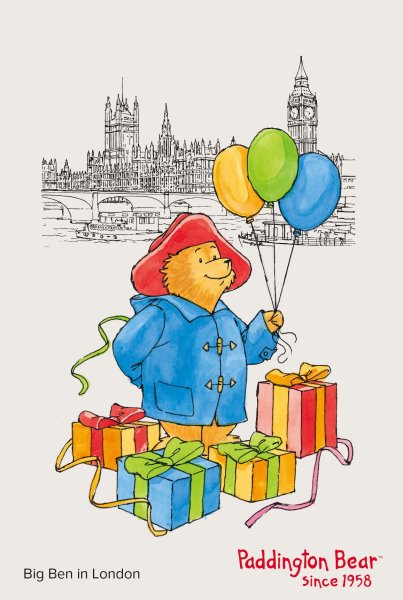 画像1: パディントンベア™ポストカード（ビッグベン） (1)